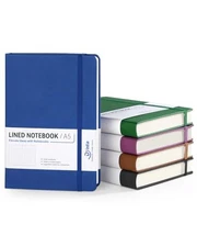  Pack Hardcover Journal Notebooks for Work 320 Pages Thick Journals Bulk.8 A5 5