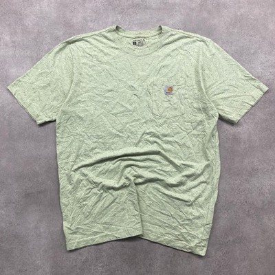 Carhartt T-Shirt Herren Large Loose Fit Workwear Pocket Tee, Salbeigrün