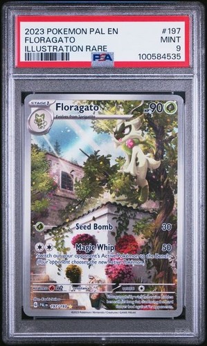 2023 Pokemon Pal En-Paldea Evolved #197 Floragato Illustration Rare PSA 9