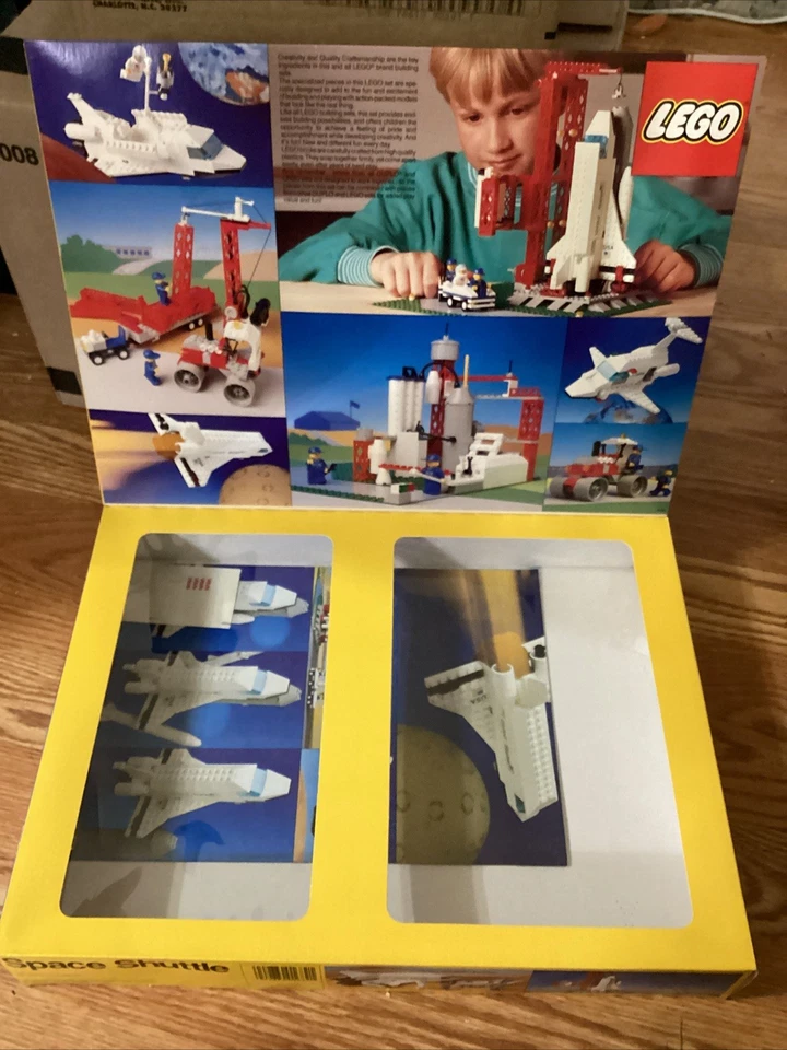 Vintage Lego Legoland Space Shuttle 1682 BOX & MANUAL ONLY Instructions - Image 4 of 4