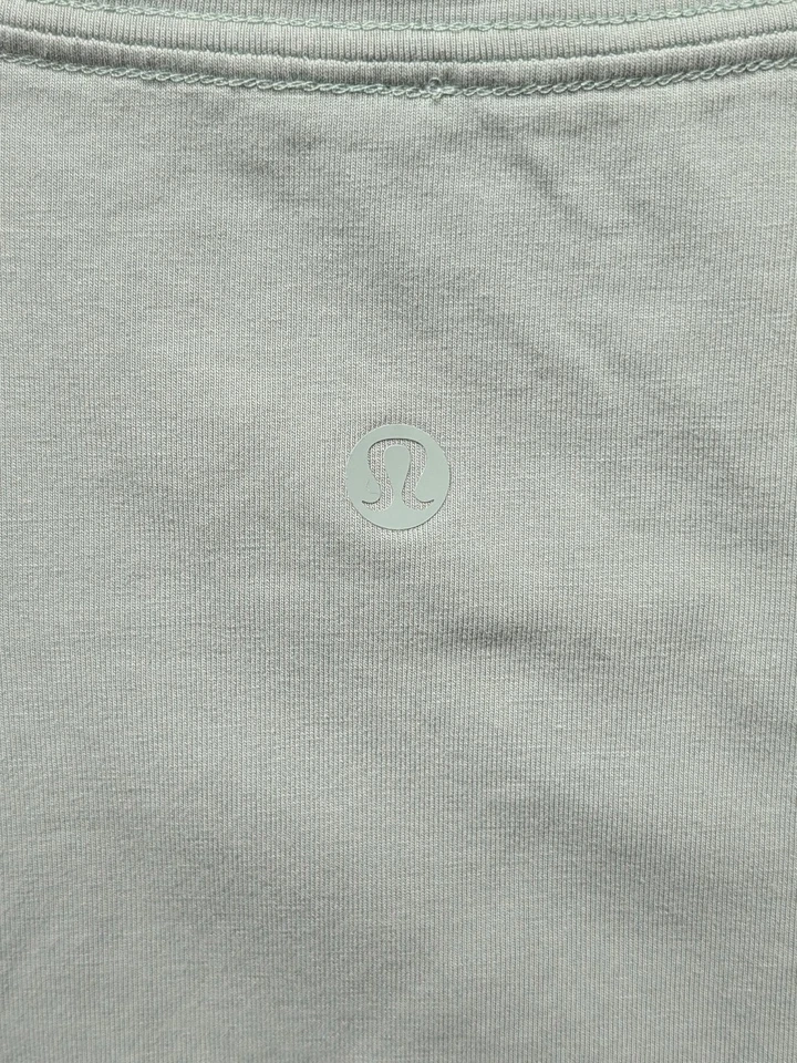 Lululemon Love Tank Women's Activewear Top Green Cotton Racerback Chest 34" GUC - Image 4 of 4