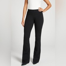 Betabrand Women  s Classic Bootcut Dress Yoga Pant in Black Size XLP