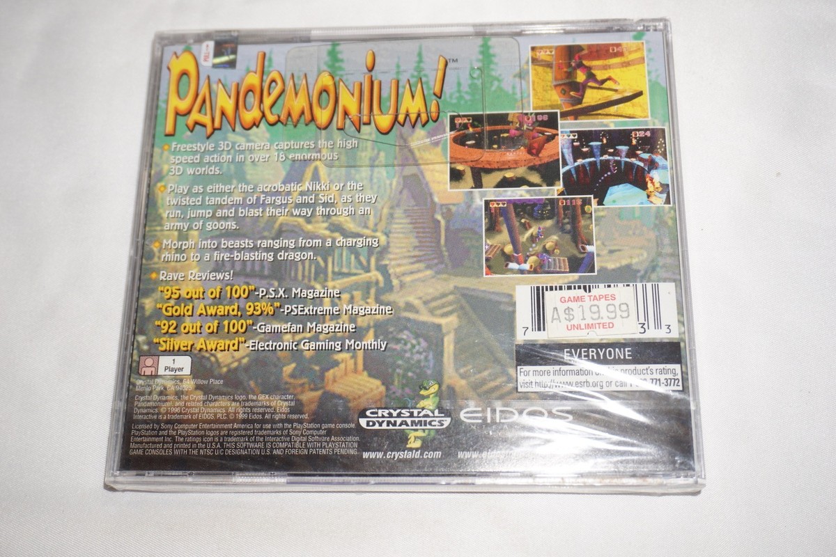 Pandemonium (Sony PlayStation 1, 1997) for sale online | eBay