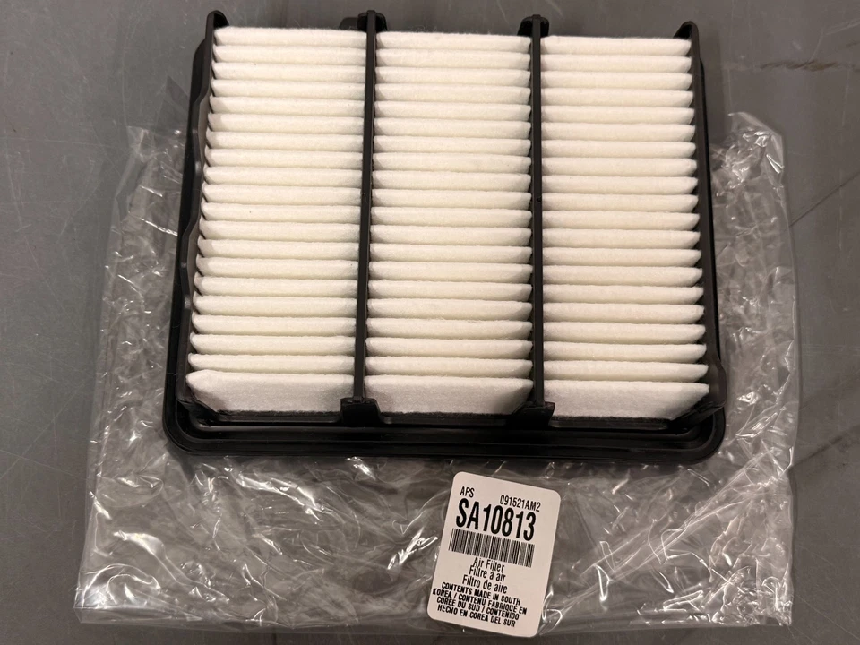 LOTE DE 4 filtros de panel de aire turbo de gas premium Wix para Honda Accord # WA10813 Foto 2 de 4