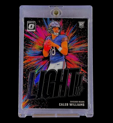 CALEB WILLIAMS ROOKIE BLACK COLOR BLAST OPTIC RC Insert Base Panini - BEARS