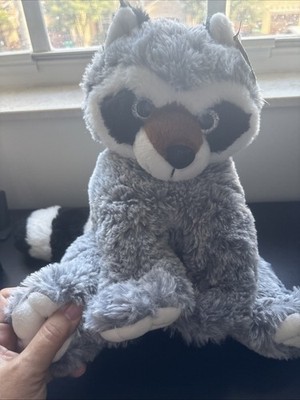 NWT The Bear Factory Mr Grumpy Raccoon Plush