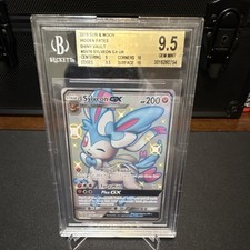 Pokémon Sylveon GX SV76/SV94 Hidden Fates Shiny Secret Rare Holo BGS 9.5 on eBay