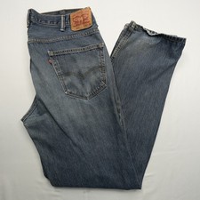 Levi’s 550 Jeans Men’s Size 38x36 (fit 36X34) Blue Denim Straight Leg Fit