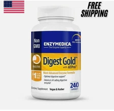 Enzymedica Digest Gold Advanced Support 240 Capsules! Exp 03/2027 !!