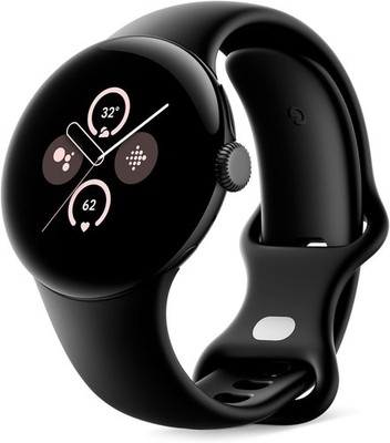 Google Pixel Watch 2 mit Fitbit Herzfrequenzüberwachung, Stressmanagement und Si