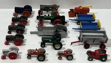 ERTL & Other Brands 1/64 Diecast Tractor Mixed Lot Farmall Fordson Case Oliver