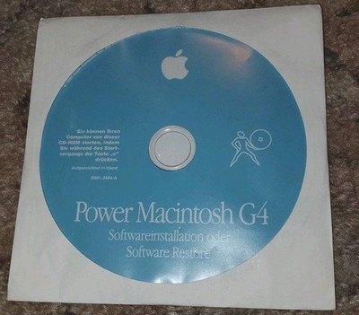 Apple Power Macintosh G4 Software Installation Software Restore CD-ROM D691-2444A