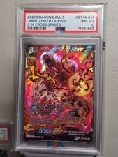 PSA 10 - Jiren, Zenith of Power - 2021 - S14 Cross Spirits