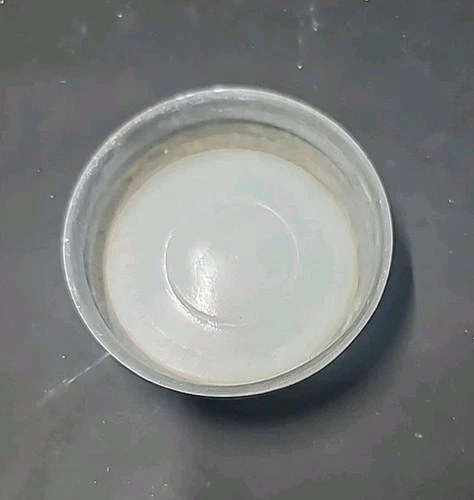 Vintage Ball Mason Zinc Lid With Milk Glass Insert Genuine Cap Canning