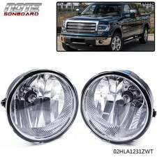 Fit For Ford 2011 2012 2013 2014 F150 Fog Lamp Light LH&RH W/Bulb Clear lens New