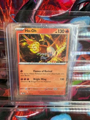 Ho-Oh EbGames Exclusive Promo 010/086 Stamped - Near Mint Pokémon TCG