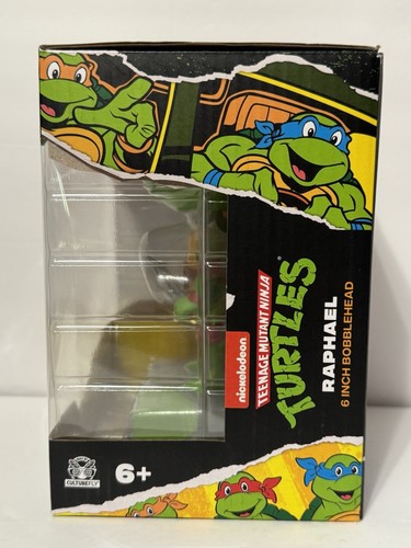 Teenage Mutant Ninja Turtles Raphael 6 Inch Bobblehead by CultureFly - TMNT - Picture 2 of 4