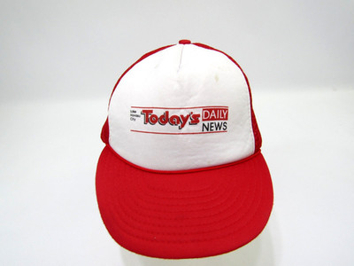VTG Lake Havasu City Todays Daily News Mesh Trucker Hat Snapback Logo Cap