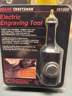 #ad Sears Craftsman Electric Engraving Tool 961050 $20.00