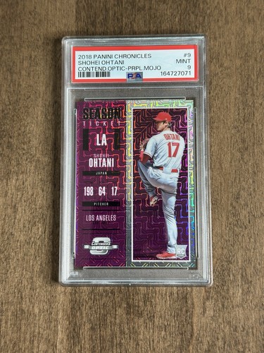 2018 Panini Chronicles Contenders Optic #9 Shohei Ohtani RC