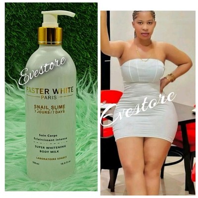 FASTER WHITE SNAIL [SLIME] Super Whitening Body Lotion 500ml X 1 Bottle  