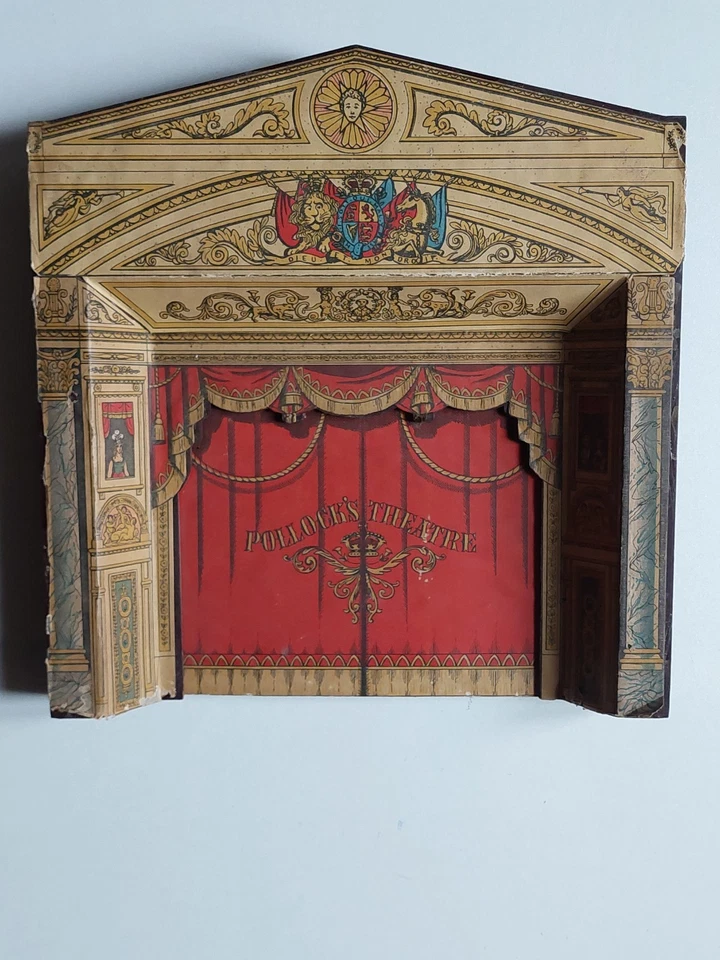 Ancien jouet Théâtre  " POLLOCK'S THÉÂTRE   " marionnette cirque - Photo 3/4