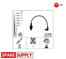 IGNITION CABLE KIT FOR CITROËN BERLINGO BX EVASION JUMPER NGK 8471