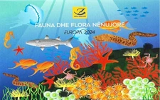 Albania Stamps 2024. CEPT Europe: Underwater Fauna & Flora. Booklet MNH