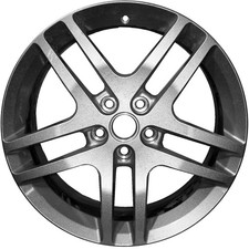 15x6 4 Slot Refurbished Aluminum Wheel Machined And Painted Silver 560-07004