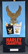 ✨ Harley Davidson Sign Cigarette American Quality Advertising Sign 13x30”✨