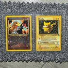VINTAGE Pokemon Black Star Promo Cards - Entei & Pikachu - LP