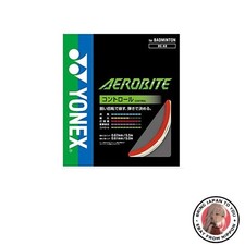 New YONEX Badminton String Aerobite White x Red BGAB-114
