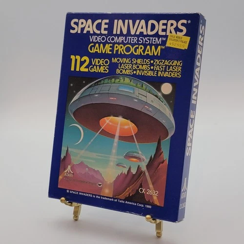 Space Invaders Atari 2600, 1980 Complete CIB Tested