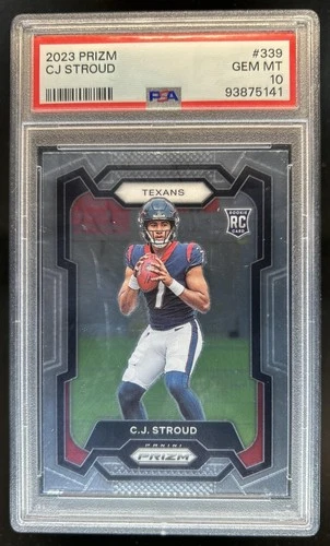 2023 Prizm C.J. Stroud RC Rookie #339 Texans PSA 10