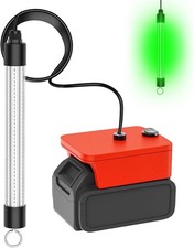 Underwater Fishing Light Compatible for Milwaukee 18V Battery Led Green Light fo