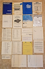 Lot of 20 Misc vintage audio equipment brochu...