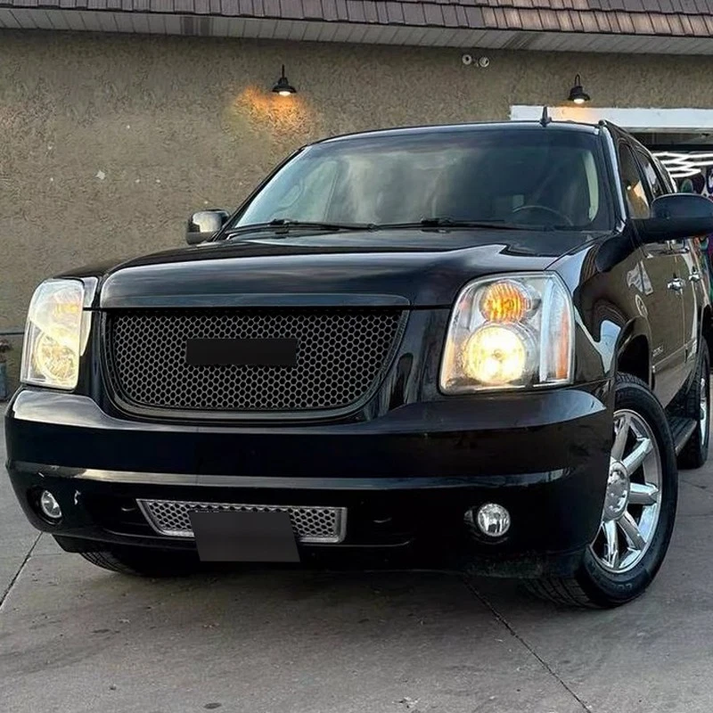 For GMC Yukon/Yukon XL Denali 2007-2014 Front Hood Molding Trim Gloss Black US Foto 2 de 4