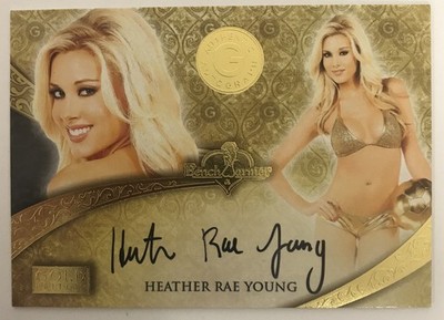 2016 Benchwarmer Heather Rae Young Gold Edition Auto - TCCCX