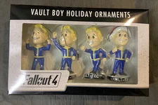 ThinkGeek Fallout 4 Vault Boy Holiday Ornament Set of 4 Ornaments Vault Tec