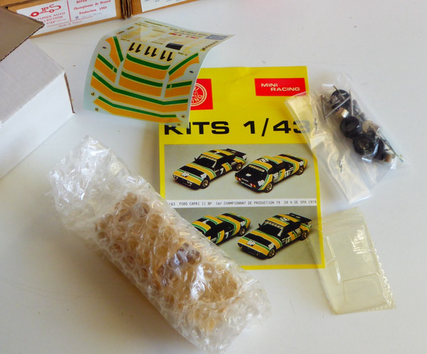 1/43 Mini Racing Kit Ford Capri BP #7 #8 #11 Winner Production 24 H Spa 1979