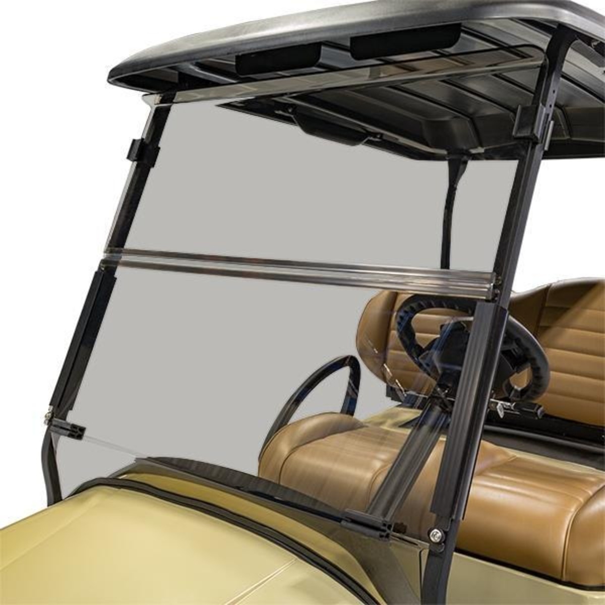 Cart Tinted Fold Down Windshield (1/4 Inch Acrylic) Us Made