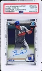 Bobby Witt Jr. 2020 Bowman Chrome Auto Autograph PSA 10 GEM MINT