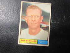 1961  TOPPS #465 ROY McMILLAN BRAVES  LOWER GRADE