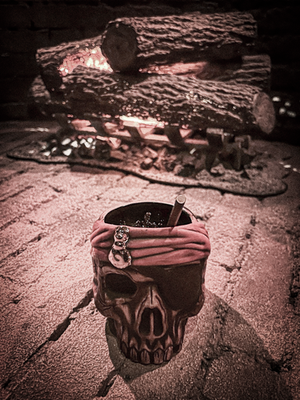Disney Beak & Barrel Plunderer's Punch Pirate Skull 1st Edition