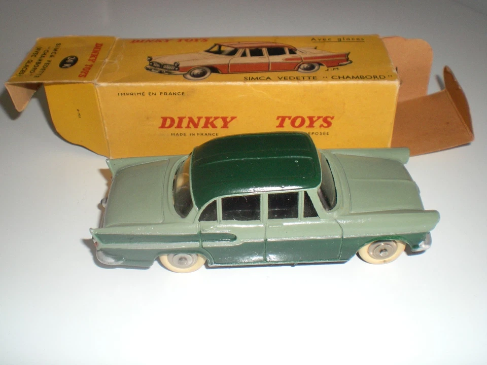 DINKY TOYS 2 SIMCA CHAMBORD N°24K +2 BOITE D'ORIGINE MADE IN FRANCE MECCANO - Photo 3/4