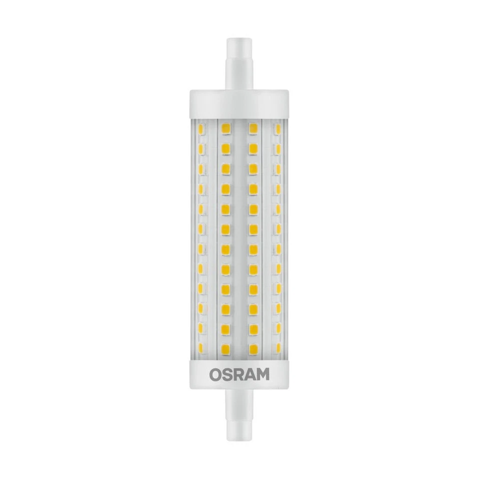 9 x Osram LED Leuchtmittel 118mm Stab 12,5W =100W R7s klar 1521lm warmweiß 2700K - Bild 2 von 4