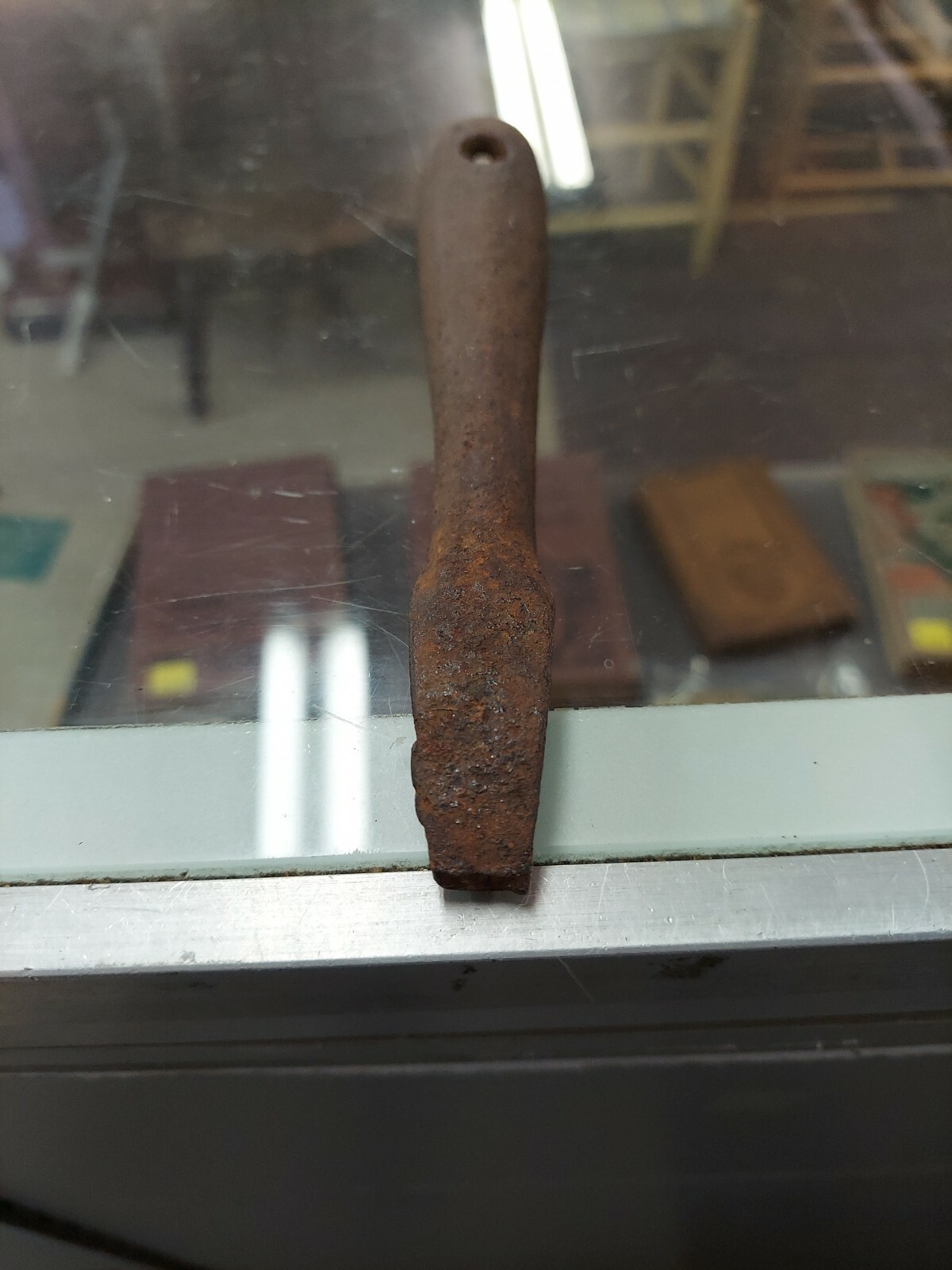 Vintage Antique Cast Iron Wood Stove Lid Lifter Handle eBay