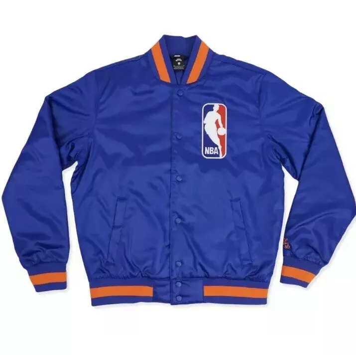 Nike MEN'S SB x NBA Satin Bomber Jacket NEW YORK KNICKS SIZE LARGE BRAND NEW