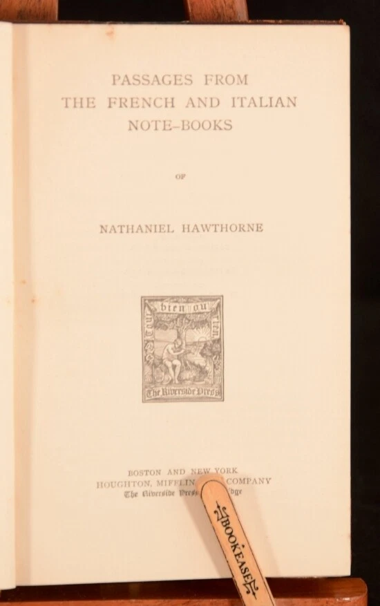 1882-99 12vols The Works of Nathaniel Hawthorne Twice Told Tales Wonder Book - Image 4 of 4