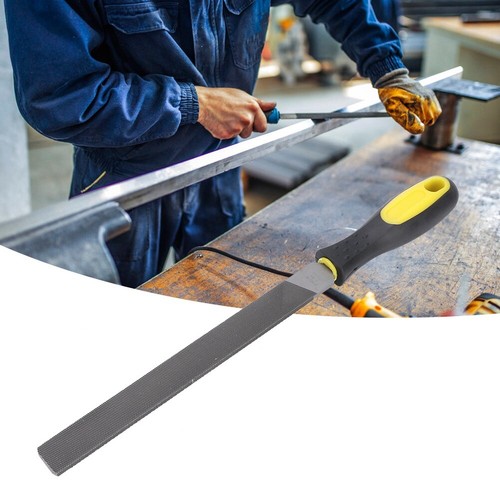 8in Flat Mill Steel File Grinding Blade W/Handle Sharpening Shaping Tool HG